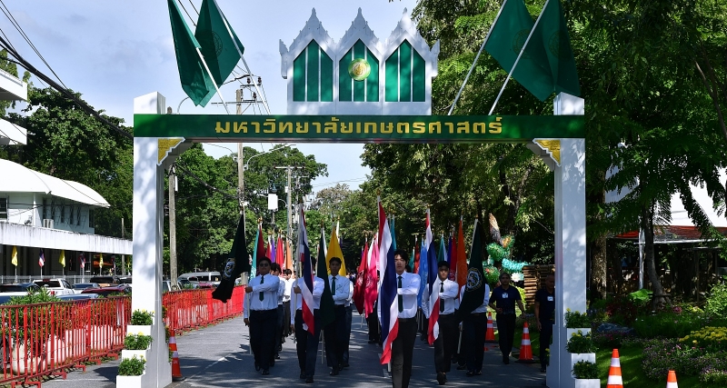 บรรยากาศการซ้อมรับพระราชทานปริญญาบัตร มก.วันที่สาม