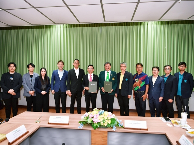 พิธีลงนามระหว่าง มก.กับ  บริษัทไอบีเอ็ม(ประเทศไทย) จำกัด